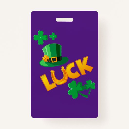 SAN PATRICKS DAY BADGE (Voorkant)