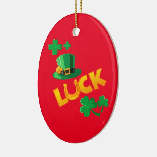 SAN PATRICKS DAY KERAMISCH ORNAMENT (Links)