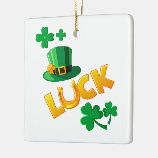 SAN PATRICKS DAY KERAMISCH ORNAMENT (Links)