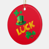 SAN PATRICKS DAY KERAMISCH ORNAMENT (Links)