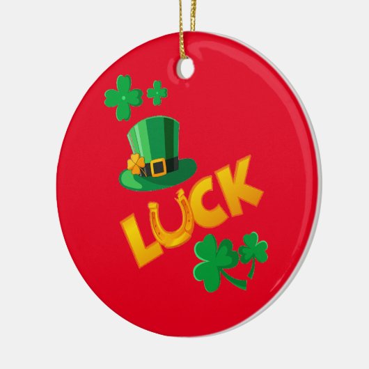 SAN PATRICKS DAY KERAMISCH ORNAMENT (Links)