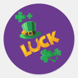 SAN PATRICKS DAY RONDE STICKER