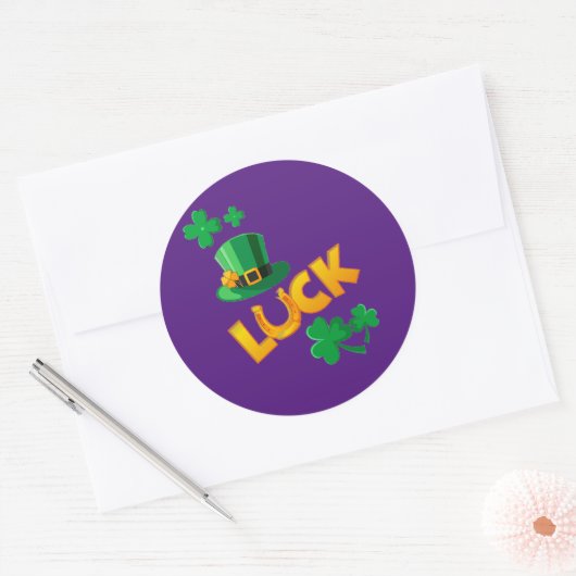 SAN PATRICKS DAY RONDE STICKER (Envelop)