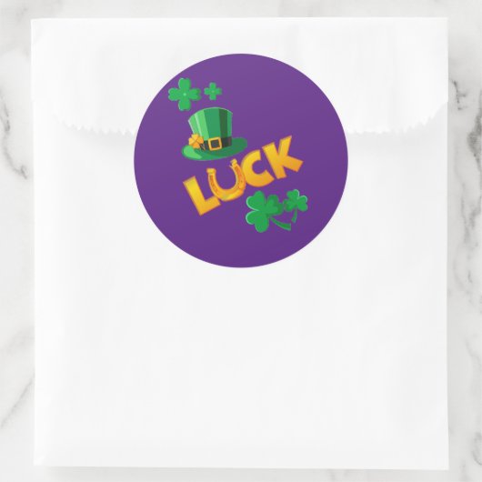 SAN PATRICKS DAY RONDE STICKER (Tas)
