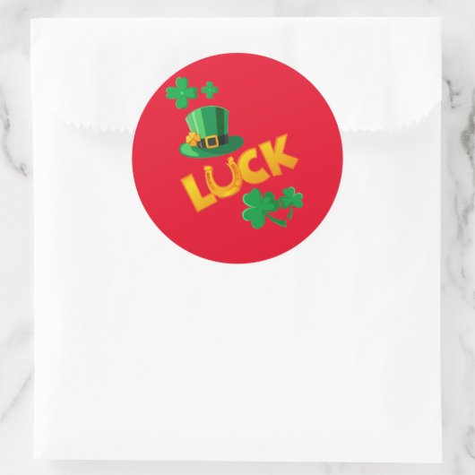 SAN PATRICKS DAY RONDE STICKER (Tas)