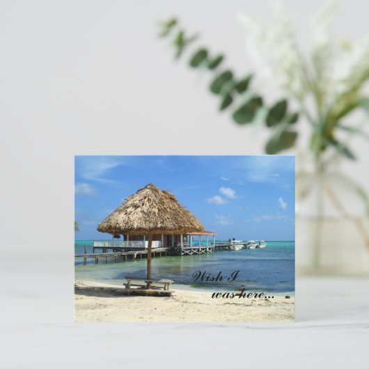 San Pedro, Belize briefkaart (Staand voorkant)