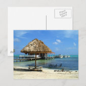 San Pedro, Belize briefkaart (Voorkant / Achterkant)