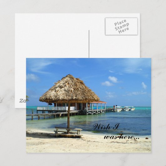 San Pedro, Belize briefkaart (Voorkant / Achterkant)