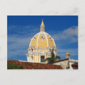 San Pedro Cathedral Cartagena Travel Briefkaart (Voorkant)