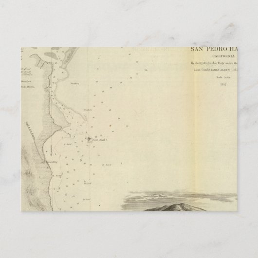 San Pedro Harbour, Calif Briefkaart (Voorkant)