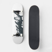 San Pedro Harbour Cranes Skateboard (Voorkant)