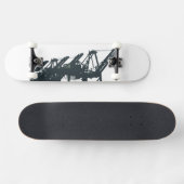 San Pedro Harbour Cranes Skateboard (Horizontaal)