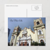 san pedro kerk briefkaart (Voorkant / Achterkant)