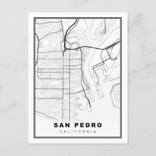 San Pedro Map Feestdagenkaart