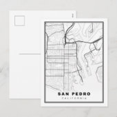San Pedro Map Feestdagenkaart (Voorkant / Achterkant)