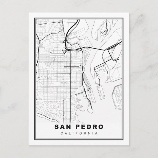 San Pedro Map Feestdagenkaart (Voorkant)