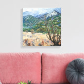 San Pedro Mountains Muur Canvas (Insitu (Woonkamer))