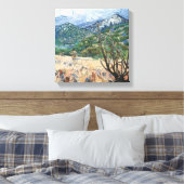 San Pedro Mountains Muur Canvas (Insitu (Slaapkamer))