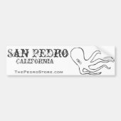 San Pedro Octopus Bumpersticker (Voorkant)