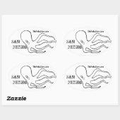 San Pedro Octopus Stickers (Vel)