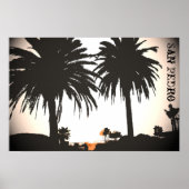 San Pedro Royal Palms Poster (Voorkant)