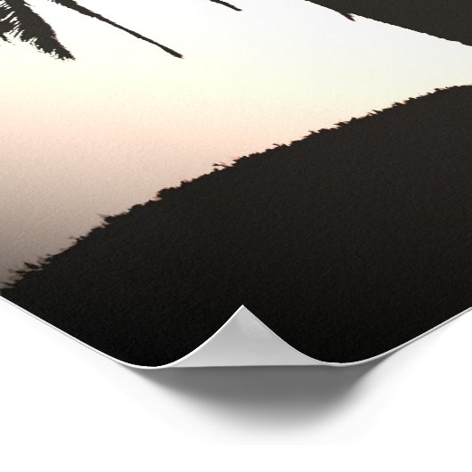 San Pedro Royal Palms Poster (Hoek)