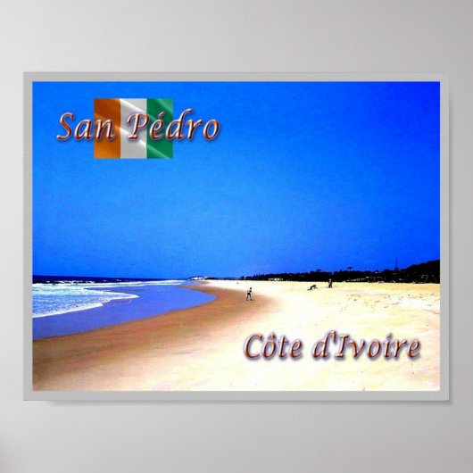 San Pedro - strand Poster (Voorkant)
