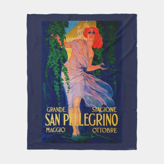 San Pellegrino  posterEuropa Fleece Deken (Voorkant)