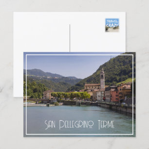 San Pellegrino Terme, Lombardije, Italië Briefkaart