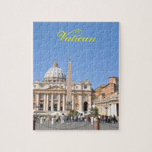 San Pietro-plein in Vaticaan, Rome, Italië Legpuzzel