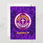 San Rafael Arcangel Briefkaart (Voorkant / Achterkant)