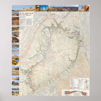 San Rafael Swell: de achtertuin van Utah Poster