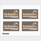San Ramon Californië Rechthoekige Sticker (Vel)