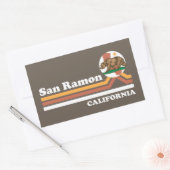 San Ramon Californië Rechthoekige Sticker (Envelop)