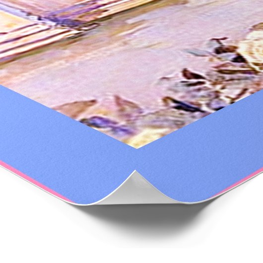 San Remo ~  Italiaans reisposter Poster (Hoek)