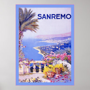 San Remo ~ Italiaans reisposter Poster