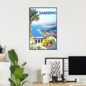  San Remo Italië Poster (Thuiskantoor)