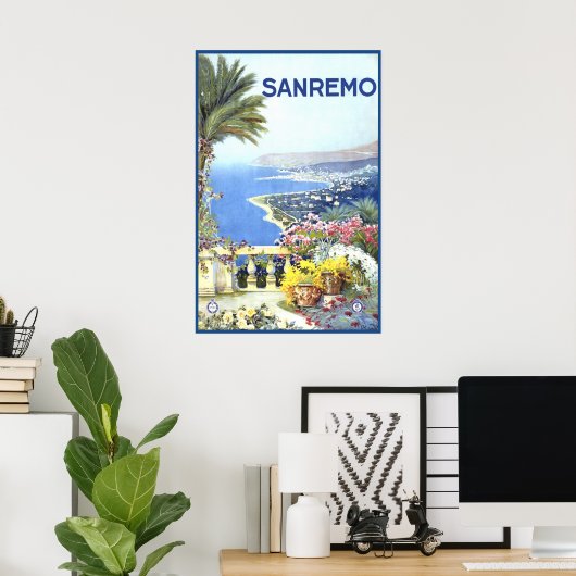  San Remo Italië Poster (Thuiskantoor)