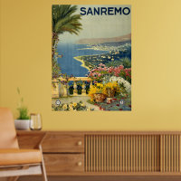 San Remo, Italië Reis Toerisme Oude Afbeeldingen