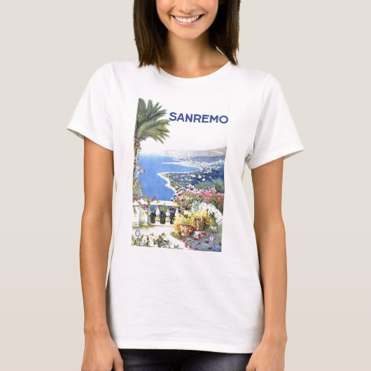  San Remo Italië T-shirt (Voorkant)