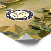 San Remo, Italy Vintage Travel Tourism Poster (Hoek)