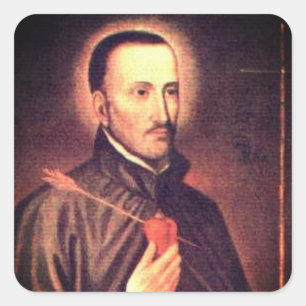 San Roque González de Santa Cruz Vierkante Sticker