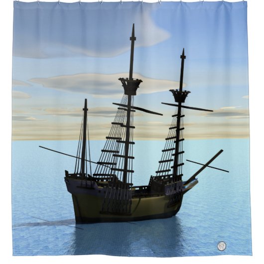 San Salvador Douchegordijn (Voorkant)