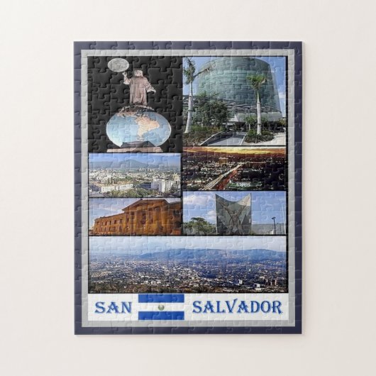 San Salvador - El Salvador - Mosaic - Legpuzzel (Verticaal)