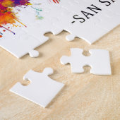 San Salvador El Salvador Skyline Legpuzzel (Zijkant)