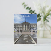 San Salvador Paleis Briefkaart (Staand voorkant)