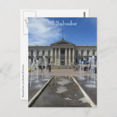 San Salvador Paleis Briefkaart (Voorkant / Achterkant)