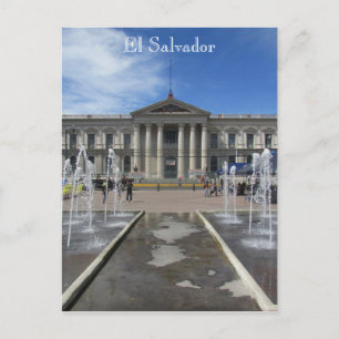 San Salvador Paleis Briefkaart