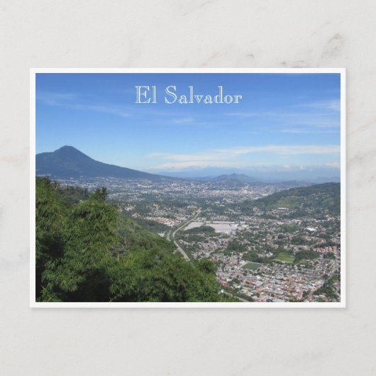 san salvador ver weg briefkaart (Voorkant)