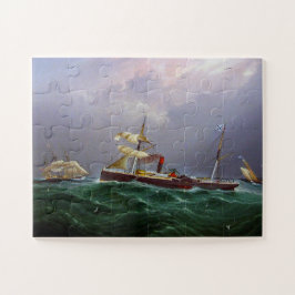 San Salvadore Zeilschip met Schoeprad 1886 Legpuzzel